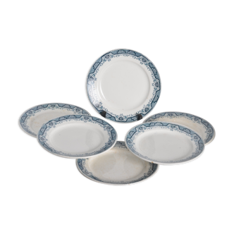 Assiettes plates terre de fer