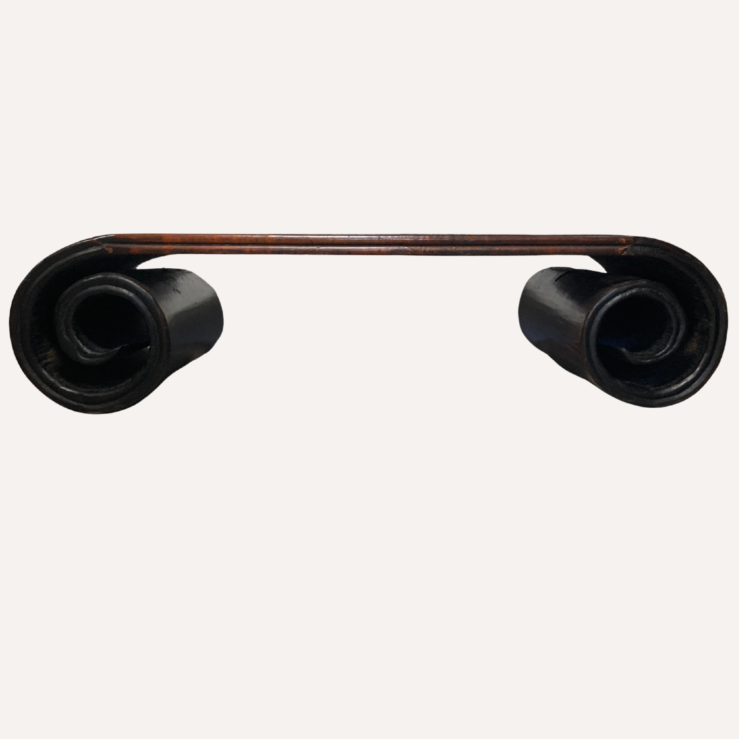 Midcentury Chinese antique scroll coffee table