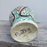 Antique Punter ceramic jar