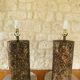 Pair of Brutalist table lamps by Irv Bramberg, 1960s