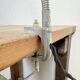 Vintage Grey Italian Gooseneck Table Lamp from GCME, 1950s