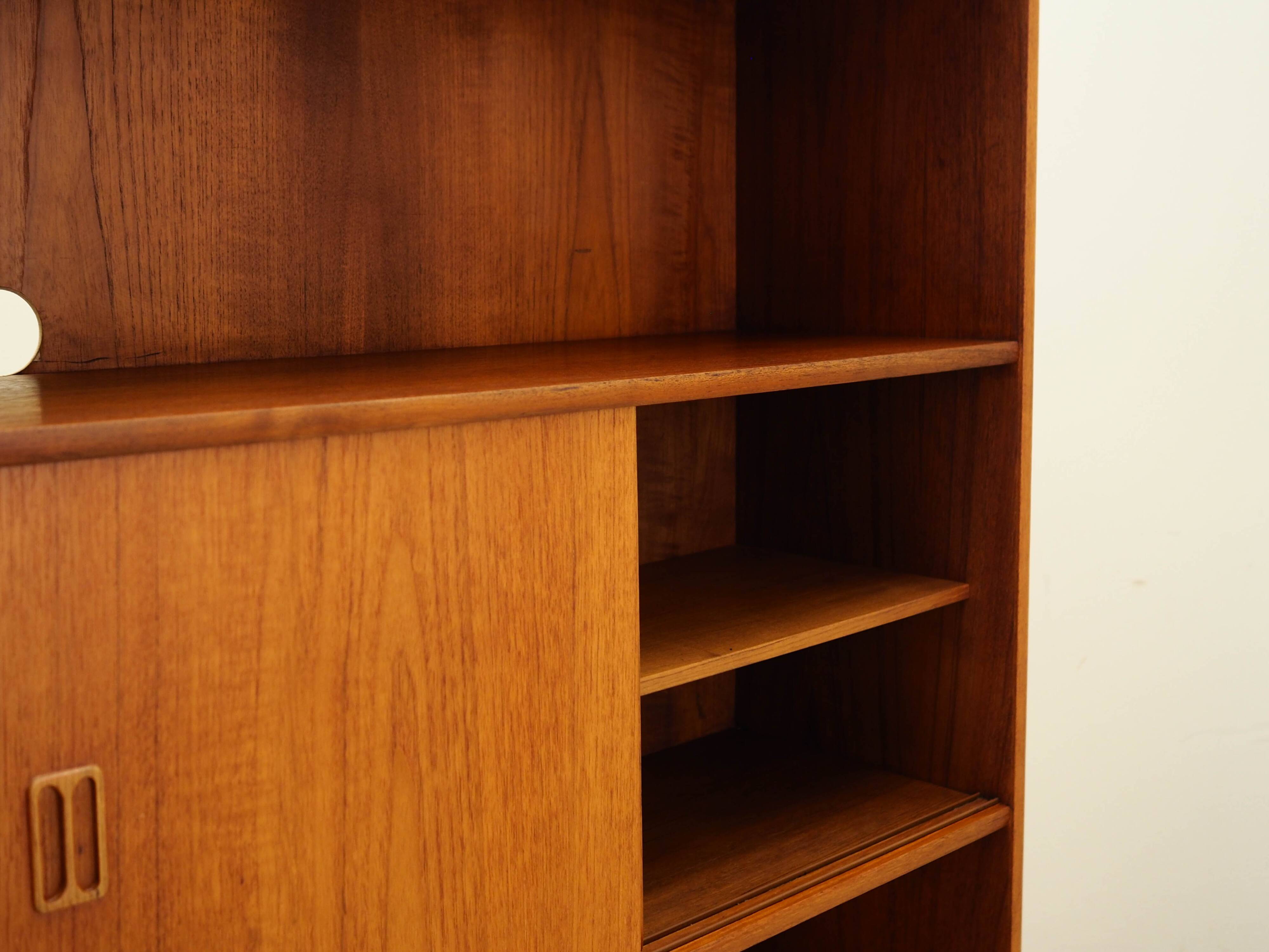 Teak bookcase, Danish design, 1970s, made in Denmark