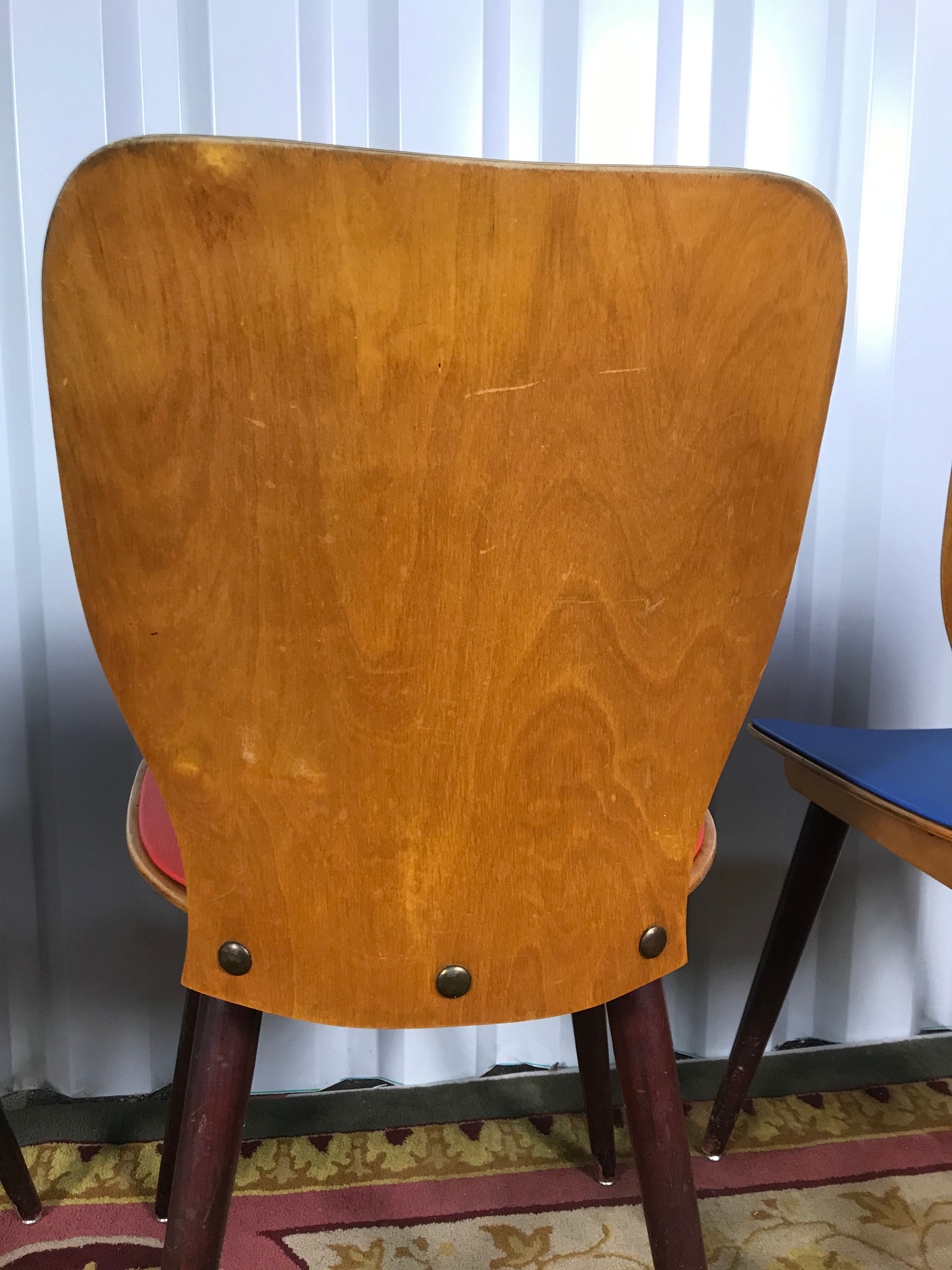 4 Baumann 1950 Max Bill chairs