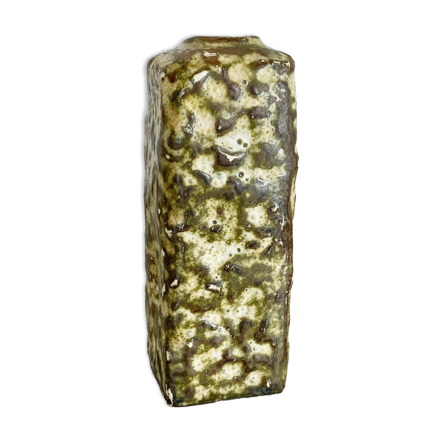 Original 1960 Ceramic Studio Pottery Vase by Piet Knepper for Mobach Netherlands