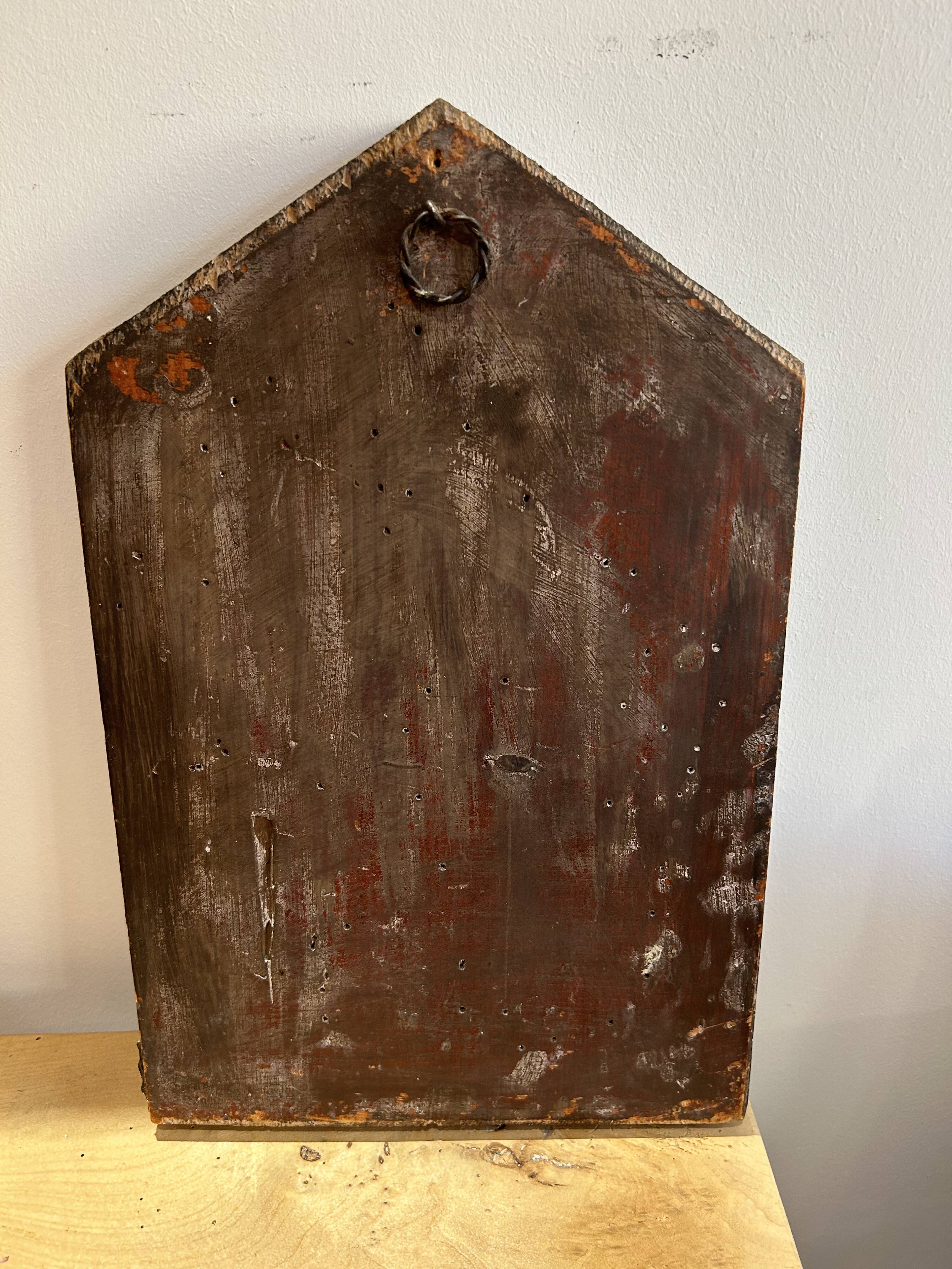 Italian virgin of rucellai icon