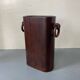 Mid-Century Modernist Italian Walnut Wooden Umbrella Stand, 1950s