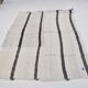 Oushak Hemp Kilim Rug with Stripes sku 3667