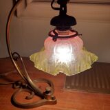 Art deco bronze lamp