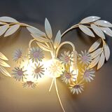 Vintage floral  wall lamp by Hans Kögl , 1970s