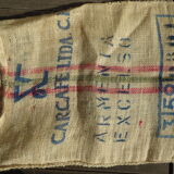 Carcafé Colombia triple stripe jute bag