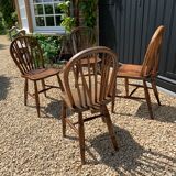 Set of 4 Windsor Sack-back chairs