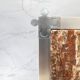 Georges Ciancimino - Very Important and Rare Square Travertine Coffee Table Ro