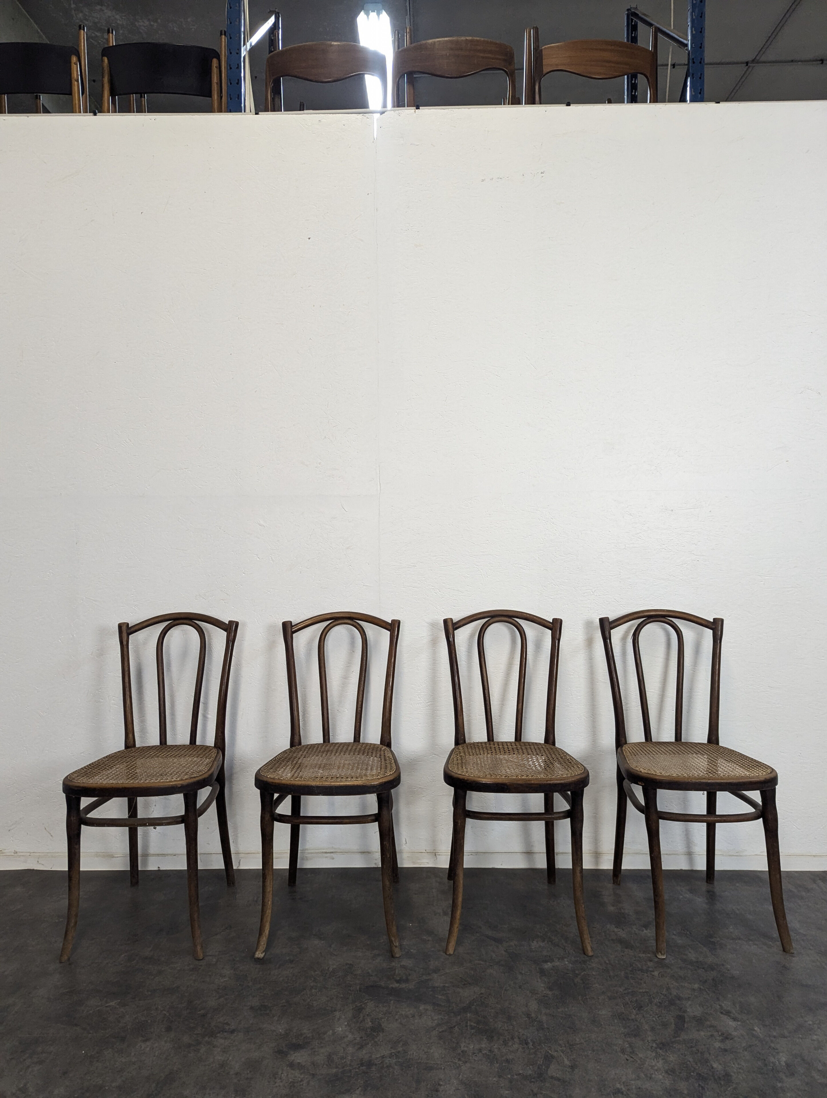 Set of 4 Thonet chairs