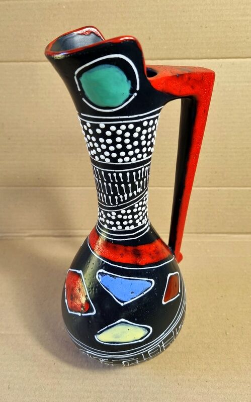 Vase Lamberto Mancnelli from Deruta Italy 50s
