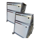 Set of 2 USM Haller cabinets