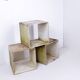 G.Ifert Eternit Concrete Cube Side Table - bookcase, 1960s Switzerland - Set of 3