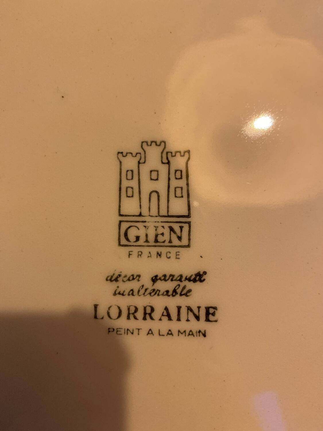 Plate collection Lorraine