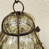 Murano Venetian type security pendant light.