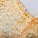 Suspension orange flower glass Murano 1960