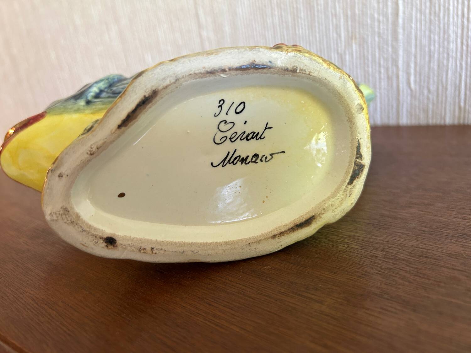 Ceramic fish vase