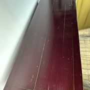 1950's lacquered wood and brass sideboard