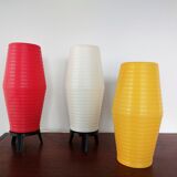 Set of 1950's table lamps with extra shade, sourced in Denmark