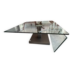 Table basse en verre