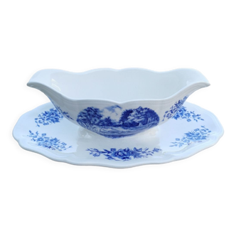 Sarreguemines gravy boat