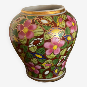 Vase (24 carat gold) thai porcelain hand painted