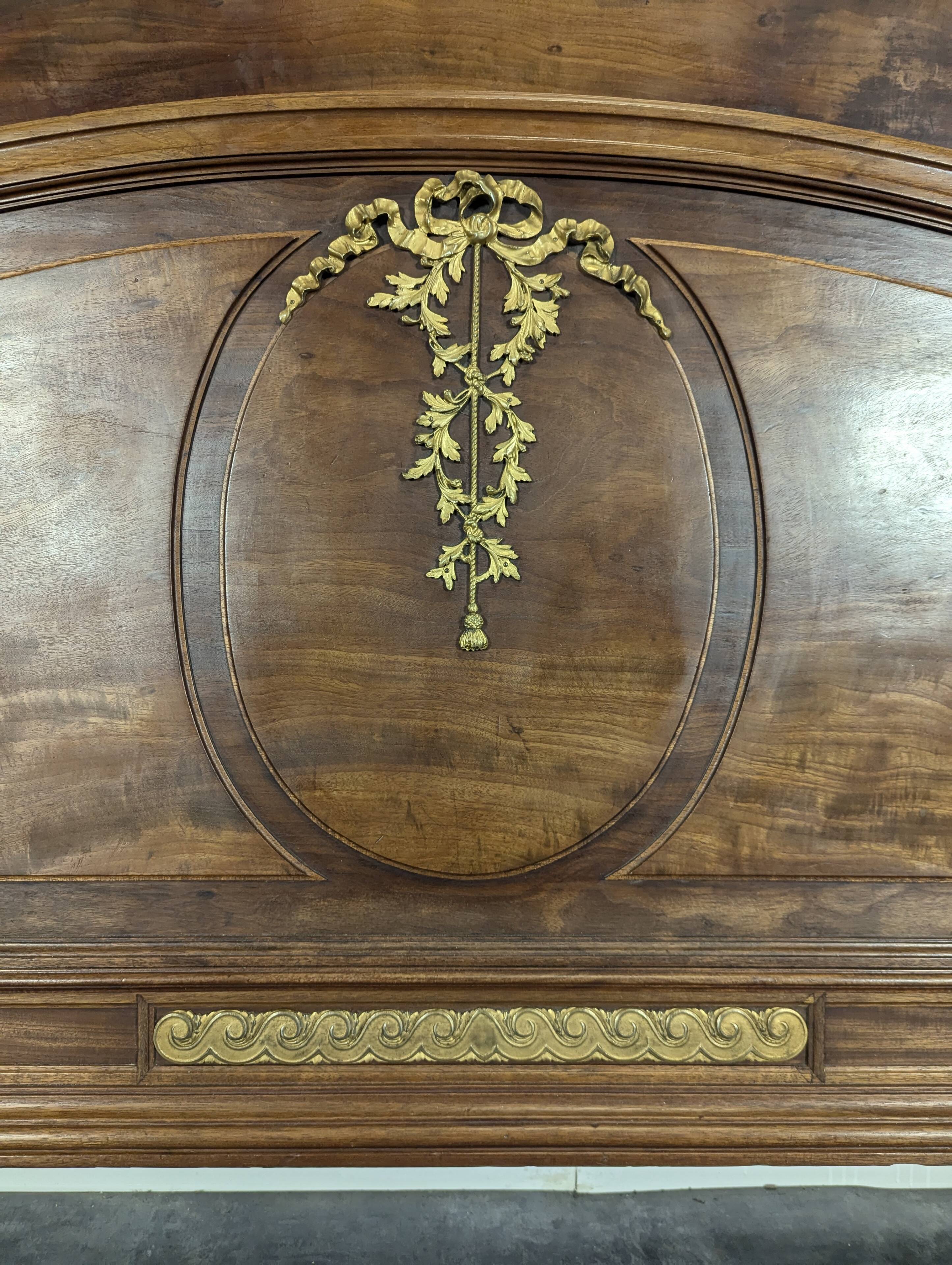 Louis XVI style mahogany bed Faubourg St Antoine