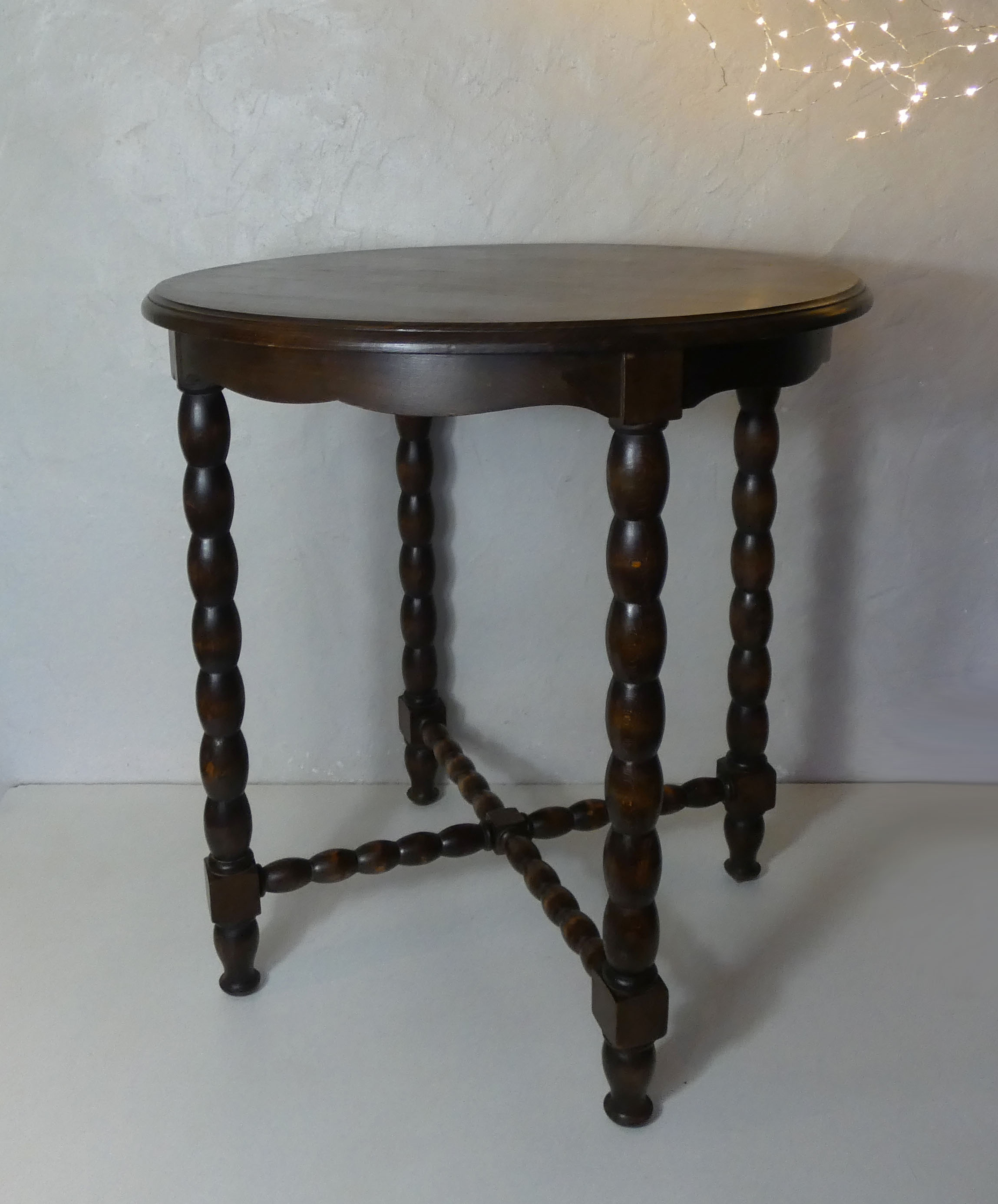 old Breton folk art table