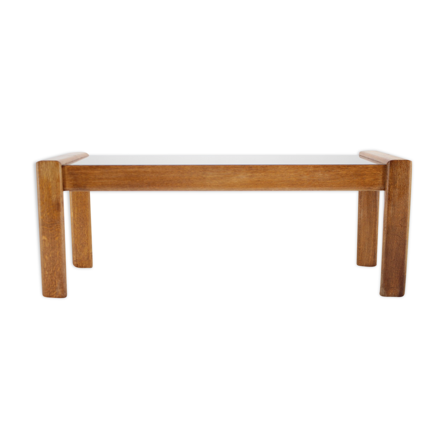 1960s Oak and Glass Coffee Table, Finland