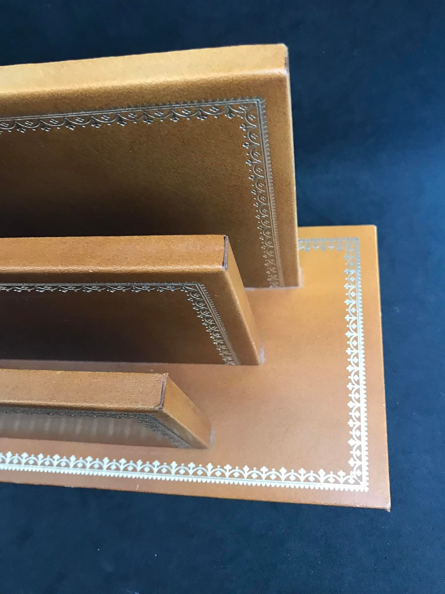 Leather letter holder