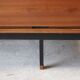 Mahogany veneer desk by Pierre Guariche for Minvielle, 1950s