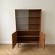 Vintage 1960s wooden display cabinet