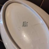 2 raviers en porcelaine roses par kg lunéville