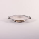 Art deco silver plated bowl by Sola, The Netherlands 1930s.