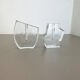 Ensemble de 2 vases en verre de roche « brutalistes », Allemagne 1970