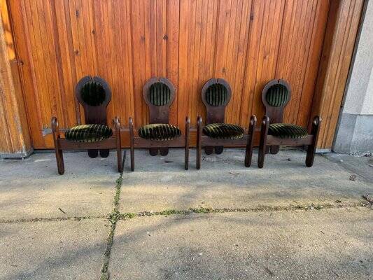 Mid-Century Dining Chairs from Szedleczky Maria, 1960s, Set of 4