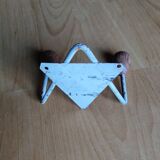 Double wood/metal hook