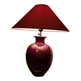Faience lamp by Charolles Molins