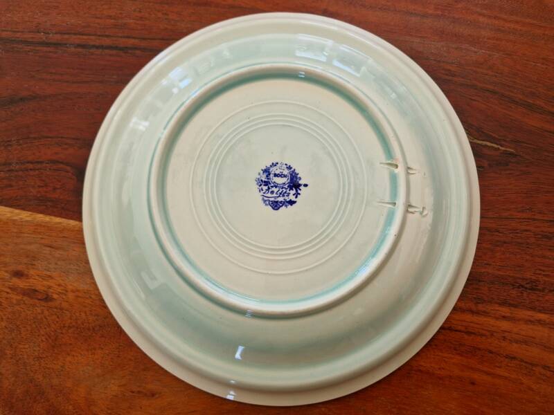 Delfts earthenware soup plate by Boch for Royal Sphinx