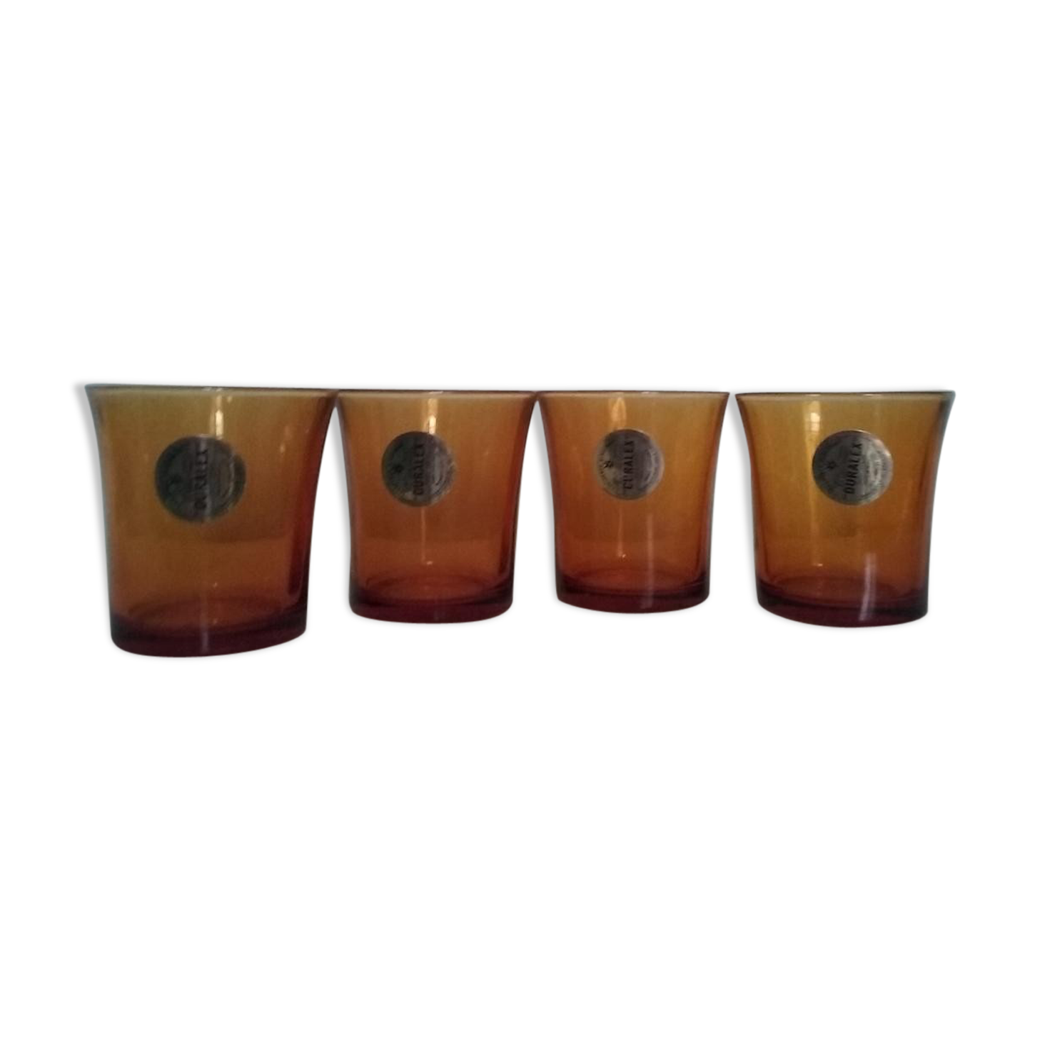 Duralex glasses in amber glass 70