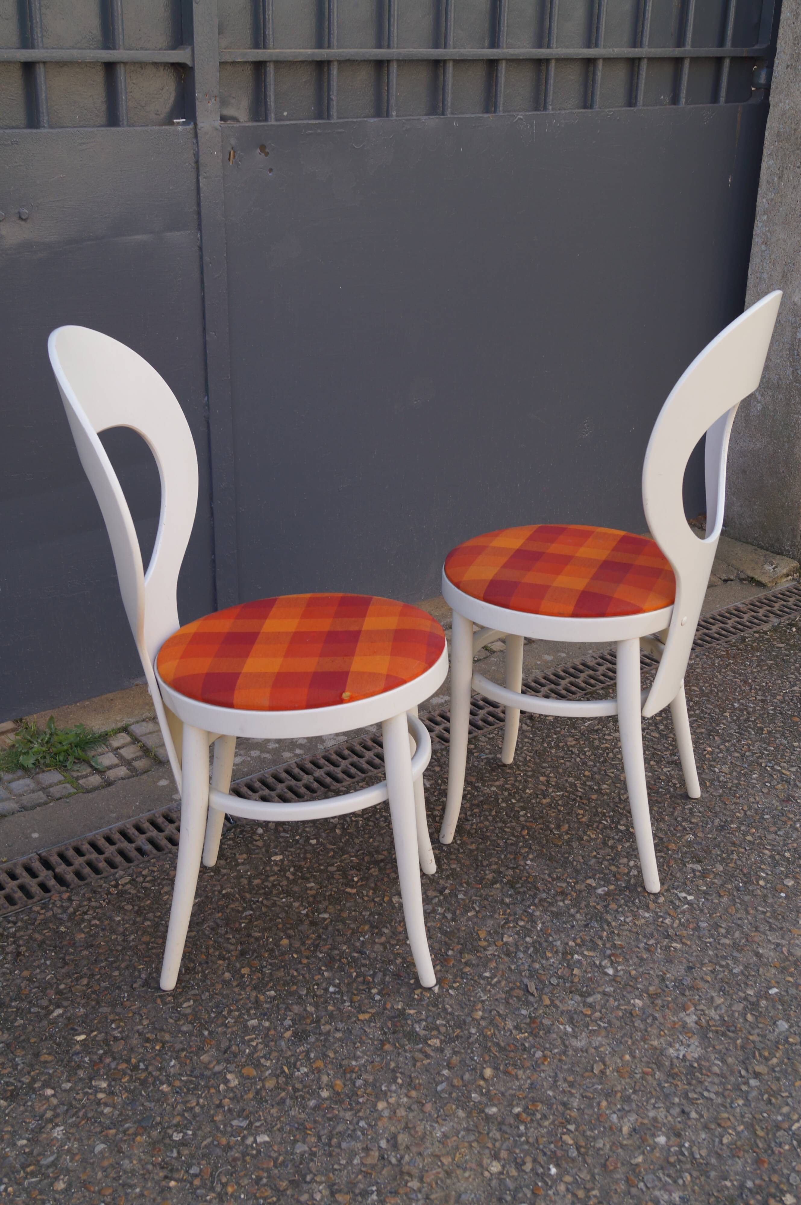 Pair of Baumann seagull chairs