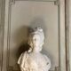 Marie Antoinette, bust in Carrara marble
