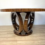 Art Deco style round table "Milano" - rosewood - Manufacturer of stylish furniture