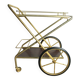 Foldable vintage bar trolley