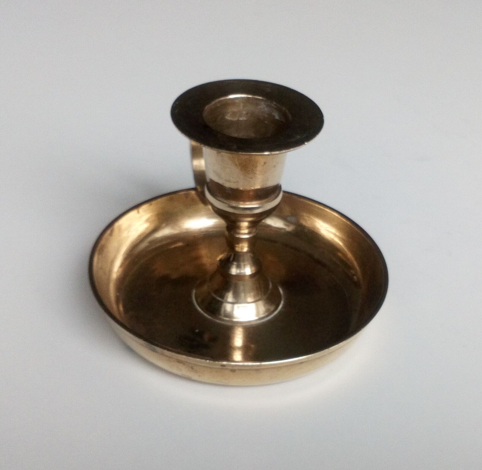 Brass taper candleholder