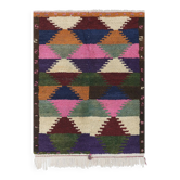 Vintage handmade Turkish rug 115x145 cm