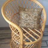 Rattan armchair